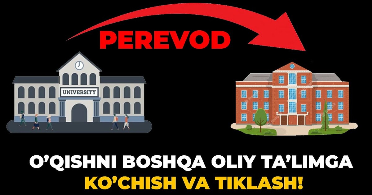 Transfer 2026: o‘qishni ko‘chirish uchun yangi o‘tish ballari