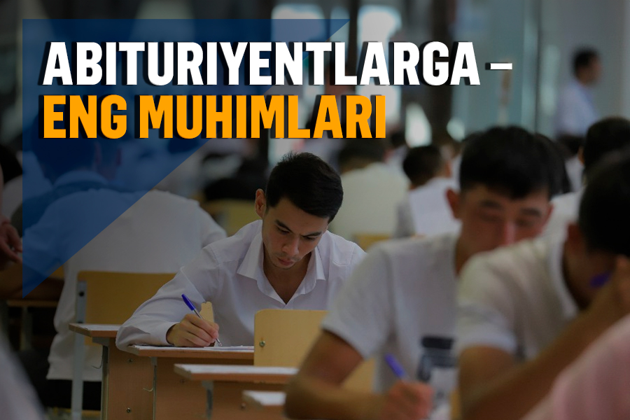 Rasman: 2026/2027-o‘quv yili uchun oliygohlarga qabul boshlandi