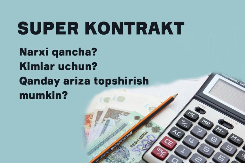 Super-kontrakt 2026 narxlari: Ball yetmagan abituriyentlar qancha to‘laydi?